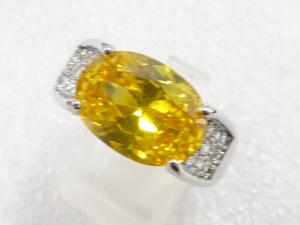 色石　指輪(21.5号)